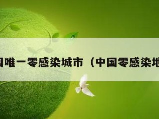 全国唯一零感染城市（中国零感染地区）