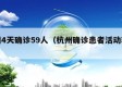 杭州4天确诊59人（杭州确诊患者活动轨迹）